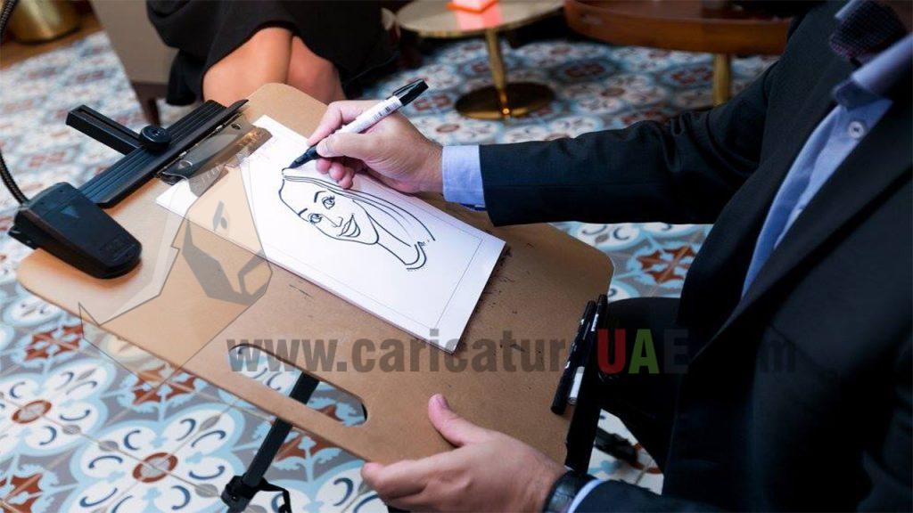 team caricature uae