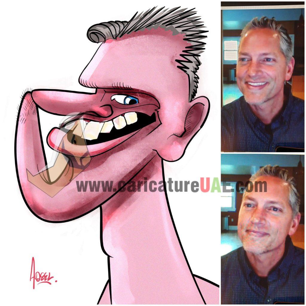 crazy caricature gift